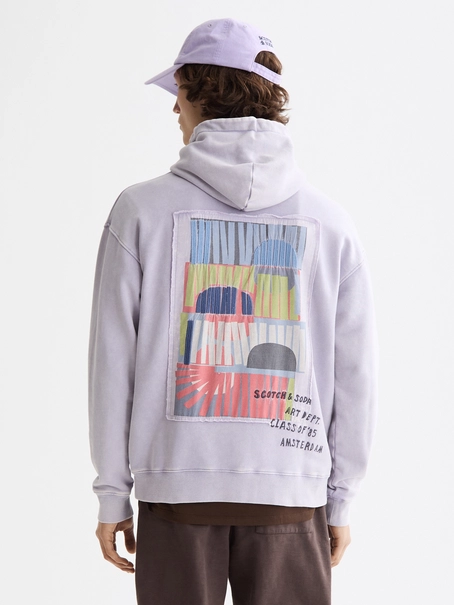 Scotch & Soda Relaxed-fit artwork hoodie