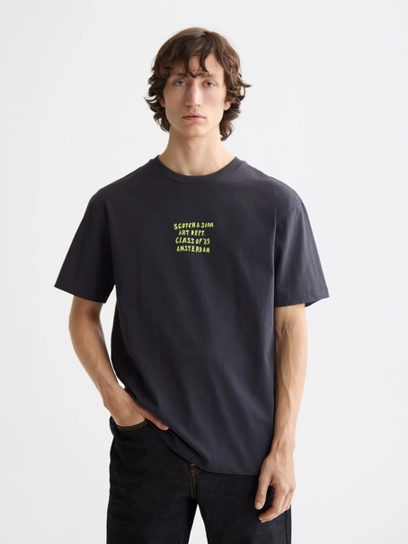 Scotch & Soda Relaxed-fit artwork t-shirt