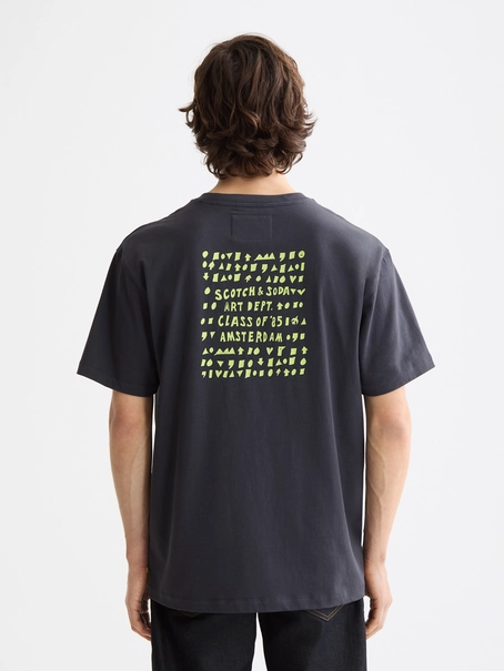 Scotch & Soda Relaxed-fit artwork t-shirt