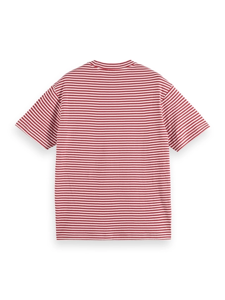 Scotch & Soda Relaxed-fit double face jersey pock