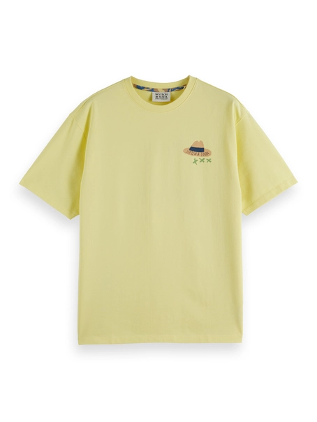 Scotch & Soda Relaxed-fit front and back artwork