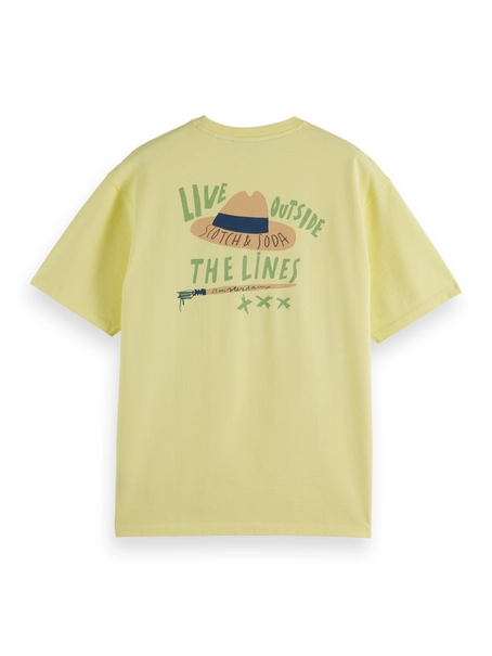 Scotch & Soda Relaxed-fit front and back artwork