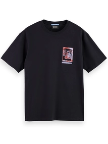 Scotch & Soda Relaxed Fit Front + Back AW T-shirt