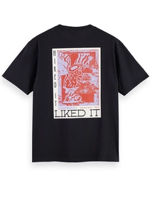 Scotch & Soda Relaxed Fit Front + Back AW T-shirt