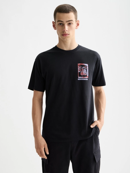 Scotch & Soda Relaxed Fit Front + Back AW T-shirt