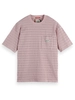 Scotch & Soda Relaxed-fit horizonal textured t-sh