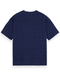 Scotch & Soda Relaxed-fit horizonal textured t-sh