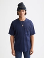 Scotch & Soda Relaxed-fit horizonal textured t-sh