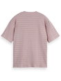 Scotch & Soda Relaxed-fit horizonal textured t-sh