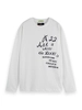 Scotch & Soda Relaxed-fit long-sleeved artwork t-