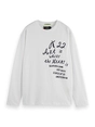 Scotch & Soda Relaxed-fit long-sleeved artwork t-