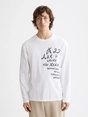 Scotch & Soda Relaxed-fit long-sleeved artwork t-
