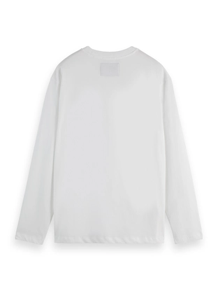Scotch & Soda Relaxed-fit long-sleeved artwork t-