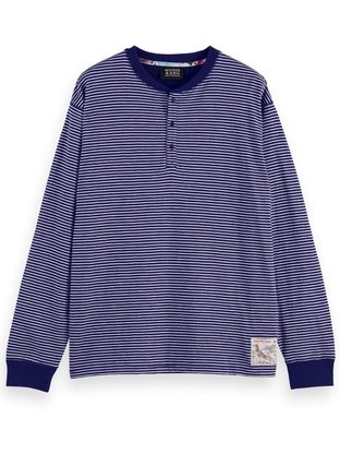 Scotch & Soda Relaxed Fit Striped Henley
