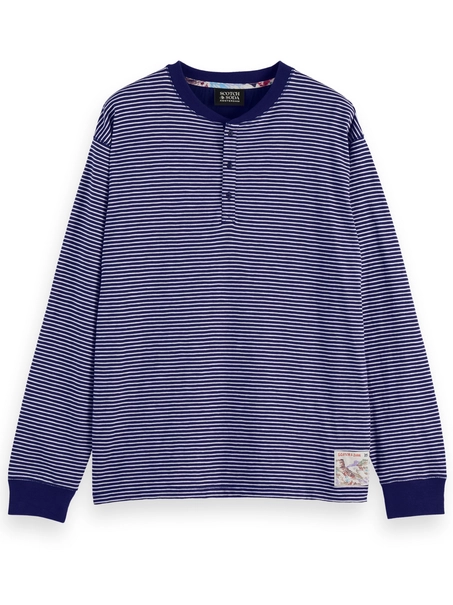 Scotch & Soda Relaxed Fit Striped Henley
