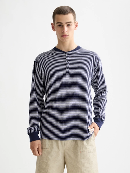 Scotch & Soda Relaxed Fit Striped Henley