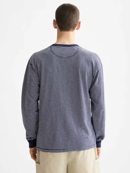 Scotch & Soda Relaxed Fit Striped Henley