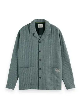 Scotch & Soda Relaxed fit structured overshirt