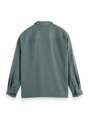 Scotch & Soda Relaxed fit structured overshirt