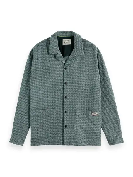 Scotch & Soda Relaxed fit structured overshirt