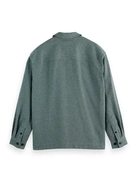 Scotch & Soda Relaxed fit structured overshirt
