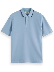 Scotch & Soda Relaxed-fit structured polo