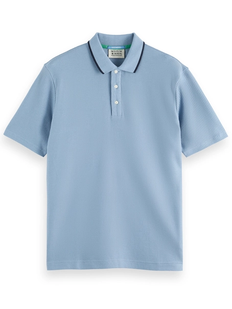 Scotch & Soda Relaxed-fit structured polo