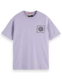 Scotch & Soda Relaxed-fit washed artwork t-shirt