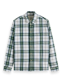 Scotch & Soda Relaxed fit yarn-dyed flannel check