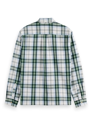 Scotch & Soda Relaxed fit yarn-dyed flannel check