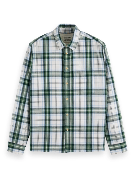 Scotch & Soda Relaxed fit yarn-dyed flannel check