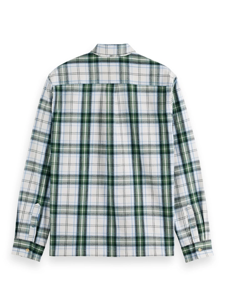 Scotch & Soda Relaxed fit yarn-dyed flannel check