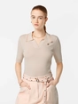 Scotch & Soda Rib polo neck short sleeve pullover