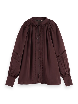 Scotch & Soda Shirt with lace and ties