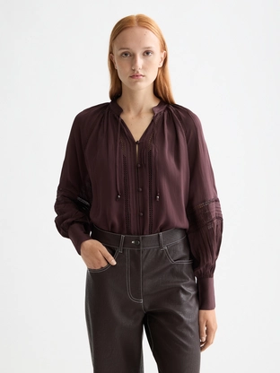 Scotch & Soda Shirt with lace and ties