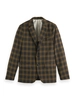 Scotch & Soda Single-breasted yarn-dyed check reg