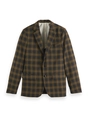 Scotch & Soda Single-breasted yarn-dyed check reg