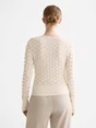 Scotch & Soda Slash neck textured stitch pullover