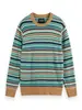Scotch & Soda Soft knit striped regular fit pullo