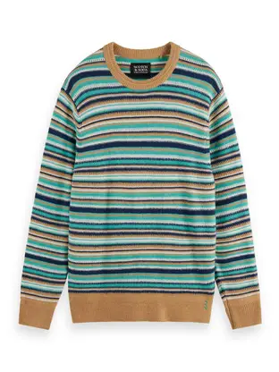Scotch & Soda Soft knit striped regular fit pullo