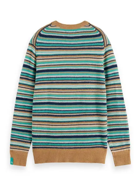 Scotch & Soda Soft knit striped regular fit pullo