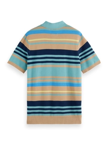 Scotch & Soda Structured knitted regular fit polo