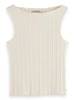 Scotch & Soda Structured rib tank