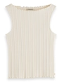 Scotch & Soda Structured rib tank