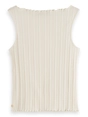 Scotch & Soda Structured rib tank