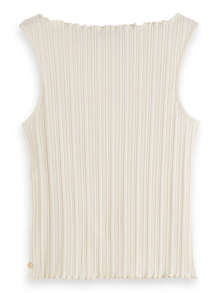 Scotch & Soda Structured rib tank