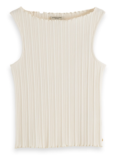 Scotch & Soda Structured rib tank