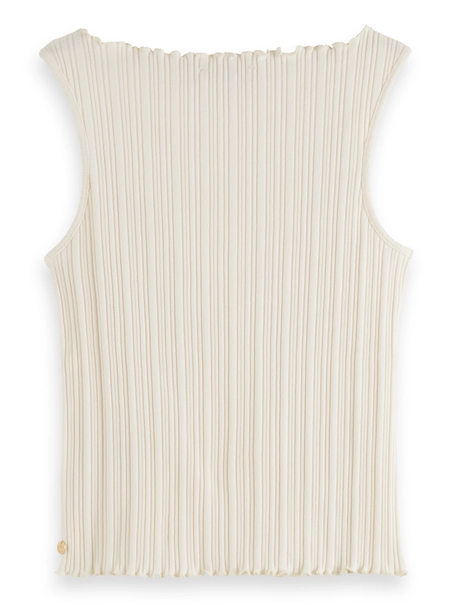 Scotch & Soda Structured rib tank
