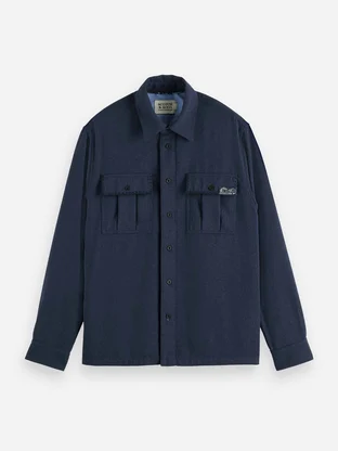 Scotch & Soda Textured relaxed-fit shirt