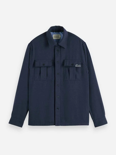 Scotch & Soda Textured relaxed-fit shirt
